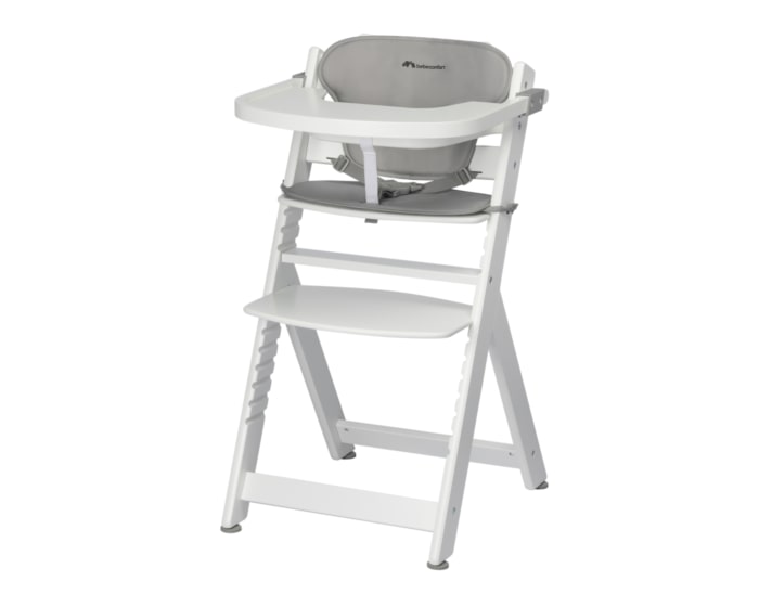 2771431210_2024_bebeconfort_homeequipment_highchair_timbawithcushion_white_offwhitegray_3qrtleft