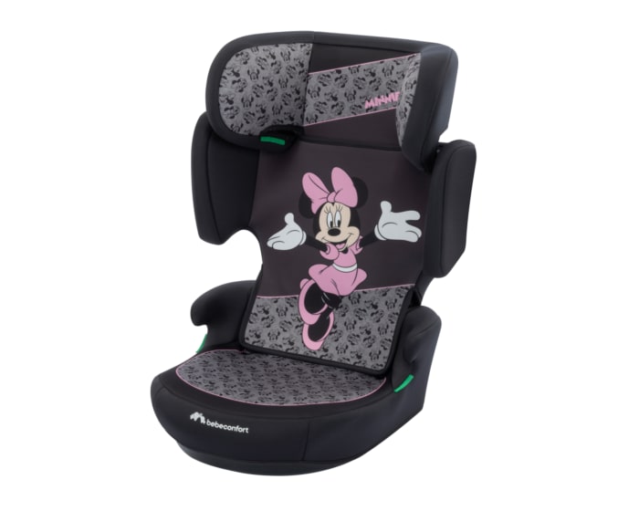 8102066020_2025_Bebeconfort_Disney_carseat_toddlerchildcarseat_RoadSafeiSize_Grey_AuthenticMinnie_3qrt